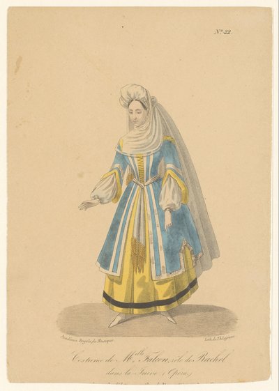 Cornélie Falcon dans le rôle de Rachel dans l