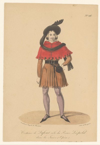 Marcelin Lafont dans le rôle du prince Léopold dans l