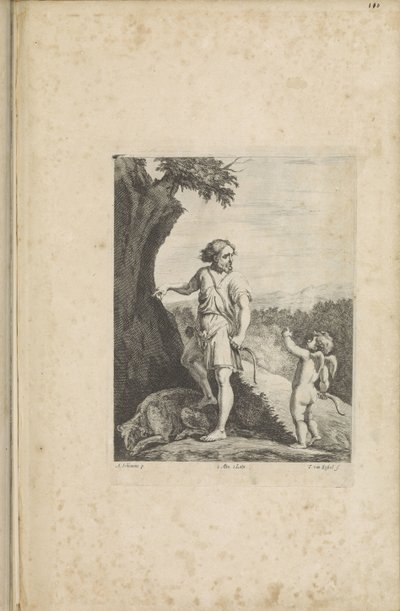 Apollon et Amour - Théodorus van Kessel