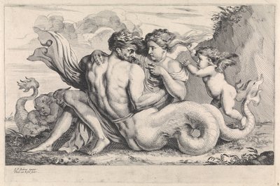 Sirène et triton - Théodorus van Kessel