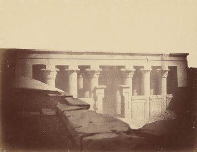 Vue de Face de la Salle Principale du Temple d