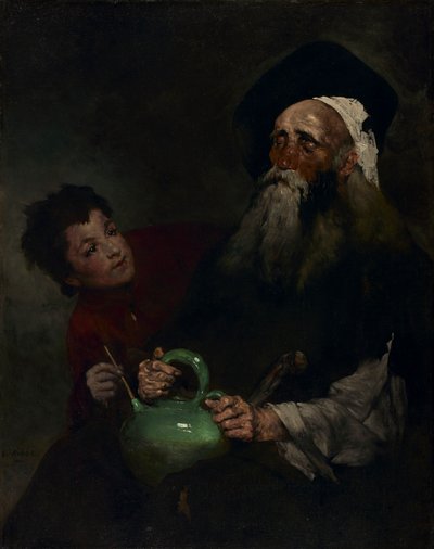 Lazarillo de Tormes et son maître aveugle, avant 1880 - Auguste Theodule Ribot