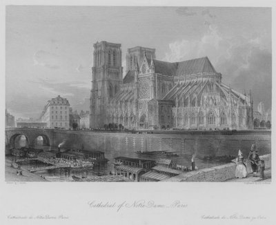 Cathédrale Notre-Dame, Paris - Thomas (after) Allom