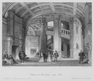 Château de Chambord, près de Blois - Thomas (after) Allom