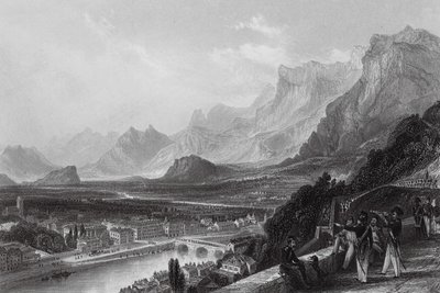 Grenoble, depuis la forteresse - Thomas (after) Allom