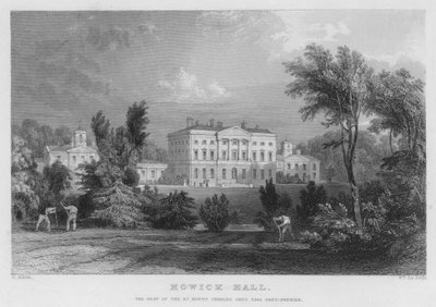 Howick Hall, la résidence de Charles Grey, Comte Grey, Premier ministre - Thomas (after) Allom