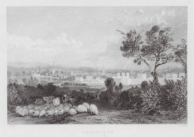 Leicester (gravure) - Thomas (after) Allom