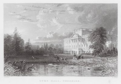 Lyme Hall, Cheshire (gravure) - Thomas (after) Allom