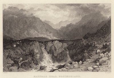 Mardale Head, Westmorland - Thomas (after) Allom