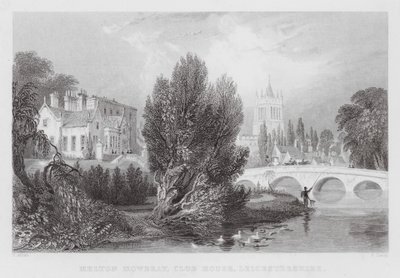 Melton Mowbray, Club House, Leicestershire (gravure) - Thomas (after) Allom