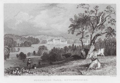 Parc de Normanton, Rutlandshire (gravure) - Thomas (after) Allom
