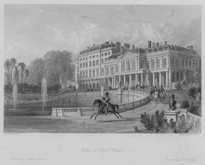 Palais de Saint-Cloud (gravure) - Thomas (after) Allom