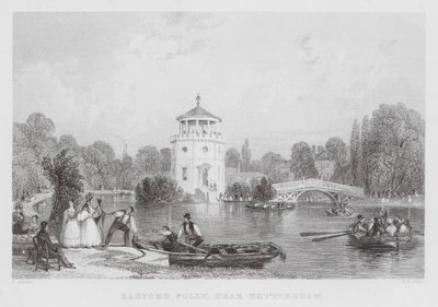 Radford Folly, près de Nottingham (gravure) - Thomas (after) Allom