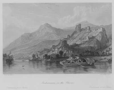 Rochemaure, sur le Rhône - Thomas (after) Allom