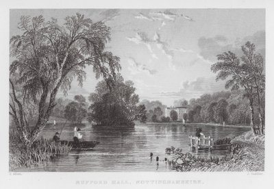 Rufford Hall, Nottinghamshire (gravure) - Thomas (after) Allom
