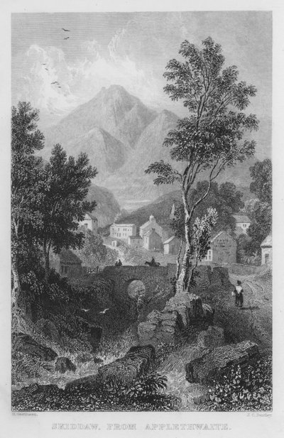 Skiddaw, de Applethwaite - Thomas (after) Allom