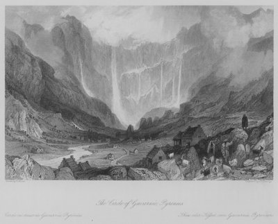 Le Cirque de Gavarnie, Pyrénées - Thomas (after) Allom