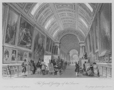 La Grande Galerie du Louvre - Thomas (after) Allom