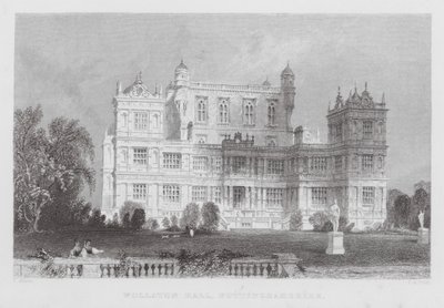Wollaton Hall, Nottinghamshire (gravure) - Thomas (after) Allom