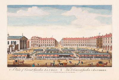 Vue de Covent Garden, Londres - Thomas (after) Bowles