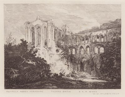 Abbaye de Rievaulx - Thomas (after) Girtin