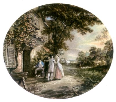 Joseph Andrews" de Henry Fielding, illustration de Thomas Hearne. - Thomas (after) Hearne