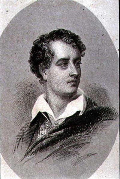 Portrait de George, Lord Byron - Thomas (after) Phillips