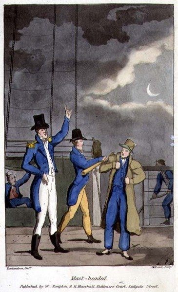 En haut du mât, planche de 