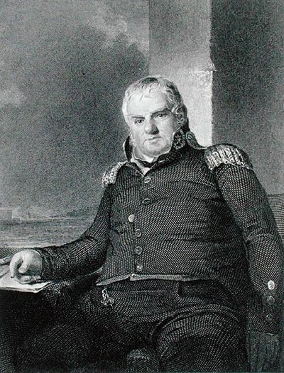 Général Jonathan Williams (1750-1815) gravé par Richard W. Dodson (1812-67) - Thomas (after) Sully