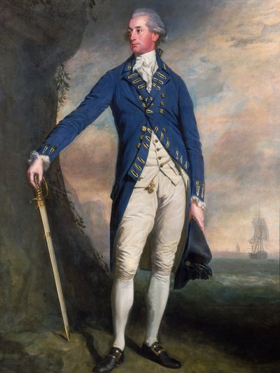Capitaine Sir George Montagu (1750-1829), c.1780-90 - Thomas (attr.to) Beach