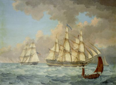 Le navire de la Compagnie des Indes orientales 