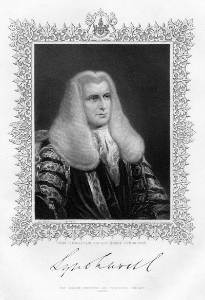 John Singleton Copley, Lord Chancelier et homme politique britannique, 19ème siècle - Thomas A. Woolnoth
