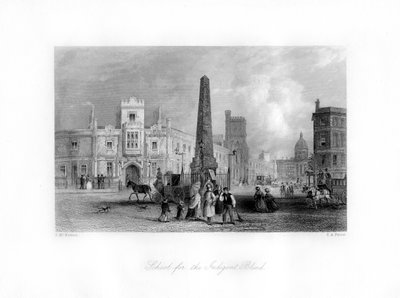 École pour les aveugles indigents, Southwark, Londres - Thomas Abel Prior