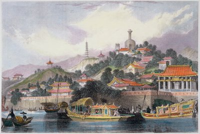 Jardin du Palais Impérial, Pékin, Chine, 1843 - Thomas Allom