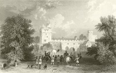 Château de Naworth, Cumberland - Thomas Allom