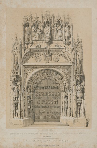 Esquisses pittoresques en Espagne : Page de titre, 1837 - Thomas Allom