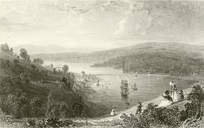 Teignmouth, depuis le Ness - Thomas Allom