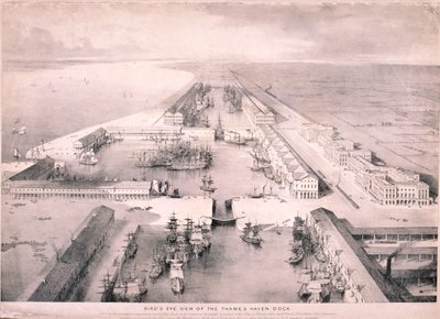 Thames Haven Dock, Londres - Thomas Allom