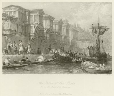 Le Palais de Saïd Pacha - Thomas Allom