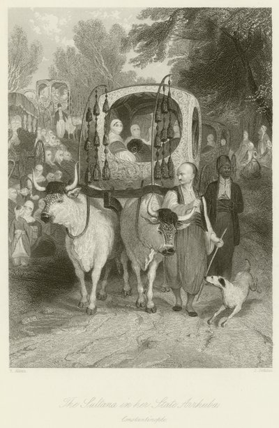 La Sultane dans son État Arrhuba - Thomas Allom