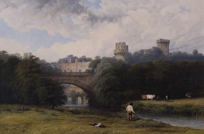 Château de Warwick depuis la rivière - Thomas Baker