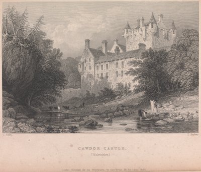 Château de Cawdor, Narnshire (publié par G. Virtue); page 59 (Volume Un) - Thomas Barber