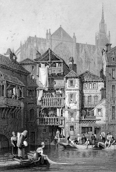 Vue de Metz, nord de la France, 19e siècle - Thomas Barber