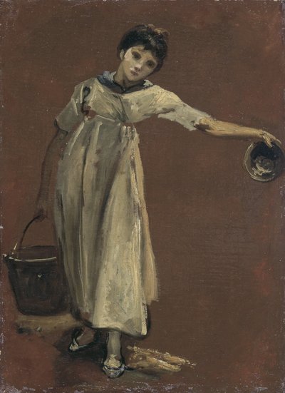 Fille portant un seau - Thomas Barker of Bath