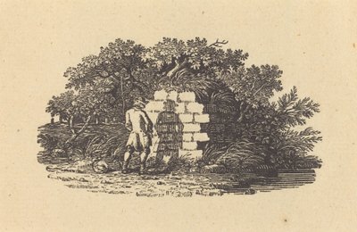 Homme urinant - Thomas Bewick