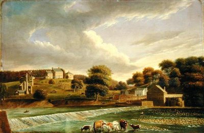 Ferme de Mill Grove, Perkioman Creek, Philadelphie, vers 1820 - Thomas Birch