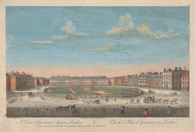 Vue de Grosvenor Square, Londres - Thomas Bowles