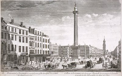Fish Street Hill, Londres, vers 1750 - Thomas Bowles