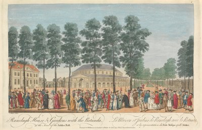 Maison et Jardins de Ranelagh avec la Rotonde au Moment du Bal du Jubilé - Thomas Bowles