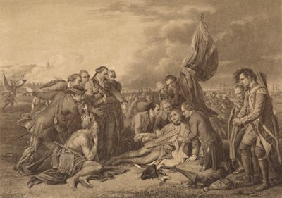 La mort du général Wolfe sur les hauteurs d